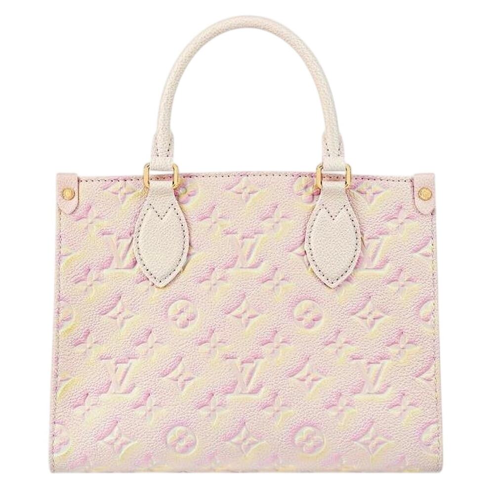 Louis Vuitton LV Onthego PM Stardust Pink Leather *NEW Full Inclusion - Picture 3 of 12